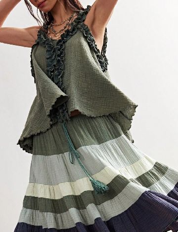 Top SHEIN, verde