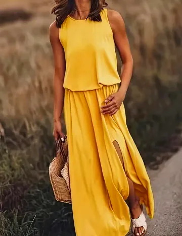 Rochie lunga SHEIN, galben