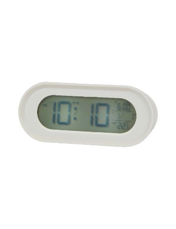 Ceas deșteptător digital Schou, alb