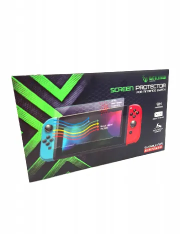 Folie de sticlă pentru Nintendo Switch Battletron, transparent