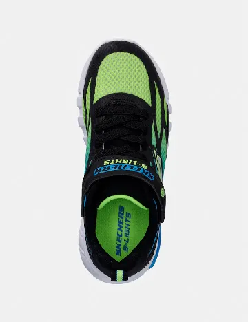 Adidasi cu luminite SKECHERS, mix culori