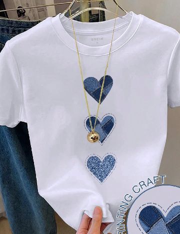 Tricou SHEIN, alb