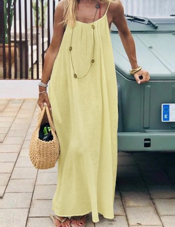 Rochie lunga SHEIN, galben