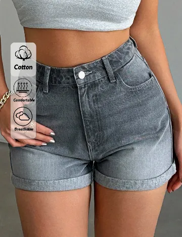 Pantaloni scurti SHEIN, gri