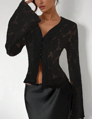 Camasa SHEIN, negru