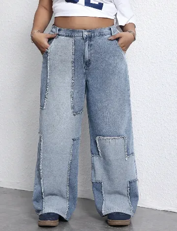 Blugi SHEIN CURVE, albastru
