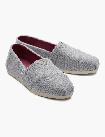 Espadrile TOMS, gri