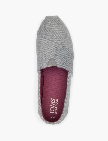 Espadrile TOMS, gri
