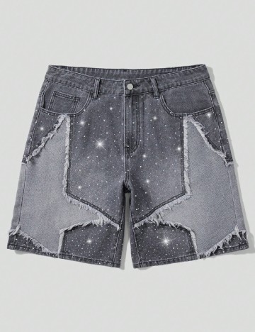 Pantaloni scurti Romwe, gri