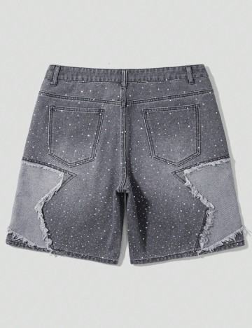 Pantaloni scurti Romwe, gri