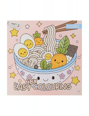Carte de colorat Craft Sensations, mix culori