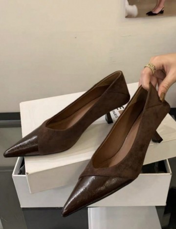 Pantofi SHEIN, maro