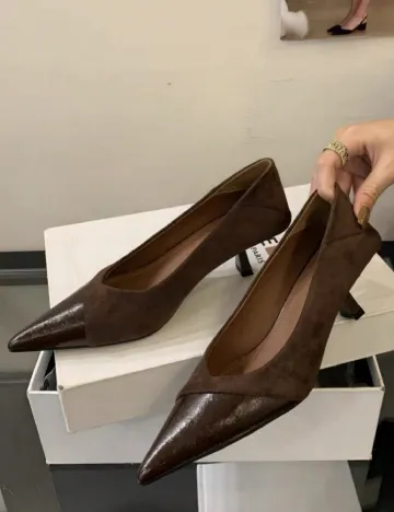 Pantofi SHEIN, maro