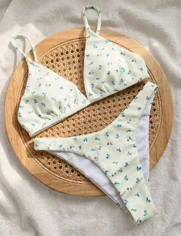 Costum de baie SHEIN, alb