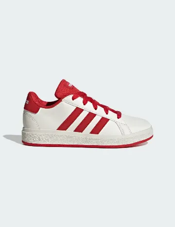 Adidasi Adidas, alb/rosu