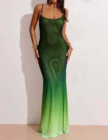 Rochie lunga SHEIN, verde