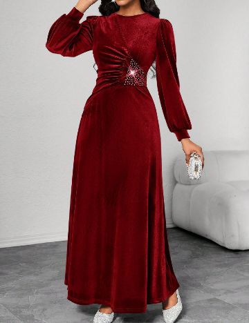 Rochie lunga SHEIN, rosu