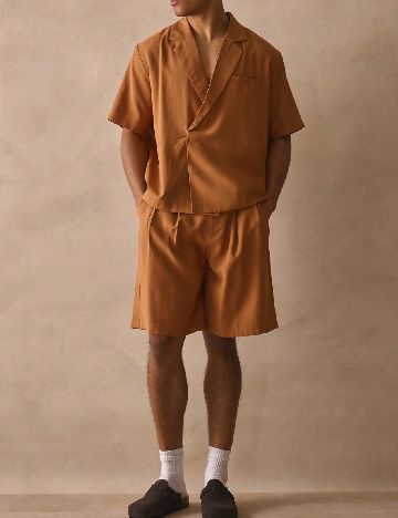 Pantaloni scurti Musero, maro