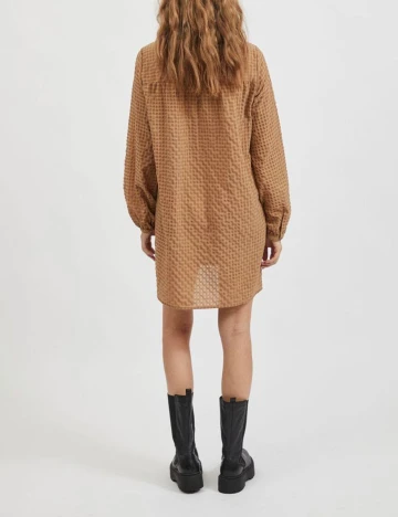 Rochie scurta Vila, maro