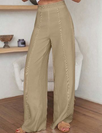 Pantaloni SHEIN, crem