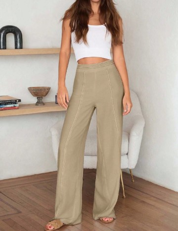 Pantaloni SHEIN, crem