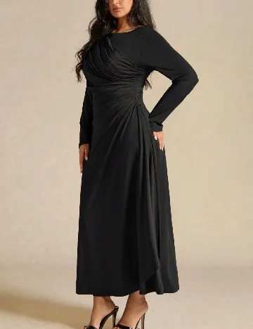 Rochie medie SHEIN CURVE, negru