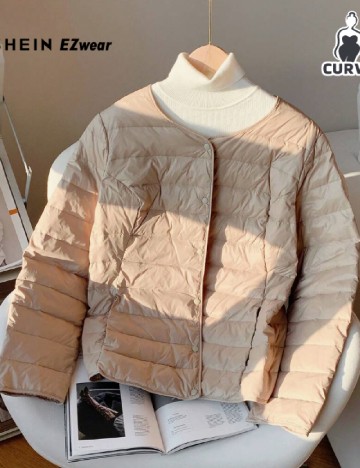 Geaca SHEIN CURVE, bej