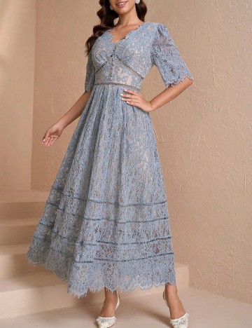 Rochie lunga SHEIN, albastru