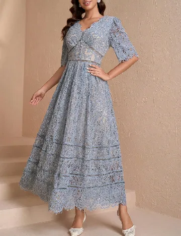 Rochie lunga SHEIN, albastru
