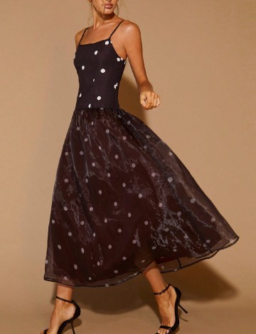 Rochie medie SHEIN, maro