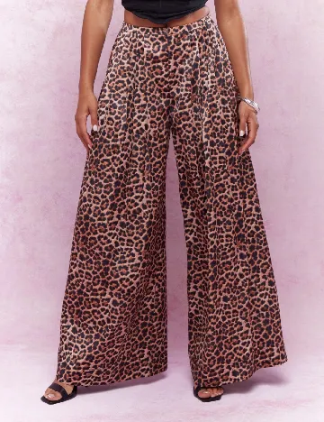 Pantaloni Missguided, animal print