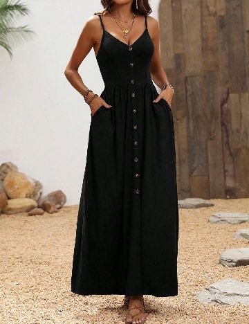Rochie lunga SHEIN, negru
