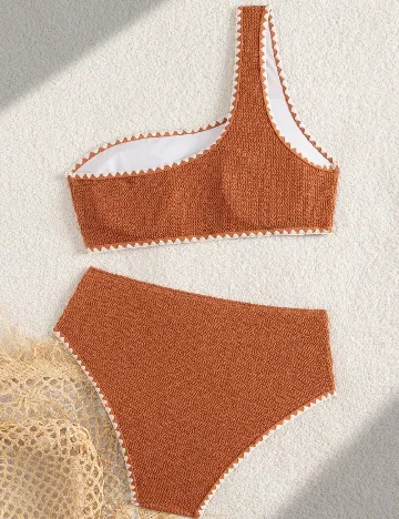 Costum de baie SHEIN, maro