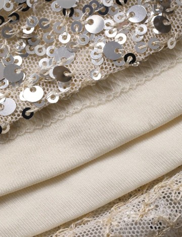 Rochie lunga Dazy, crem