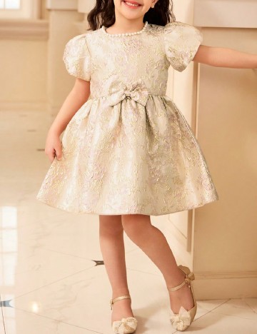 Rochie Shein Kids, crem/roz