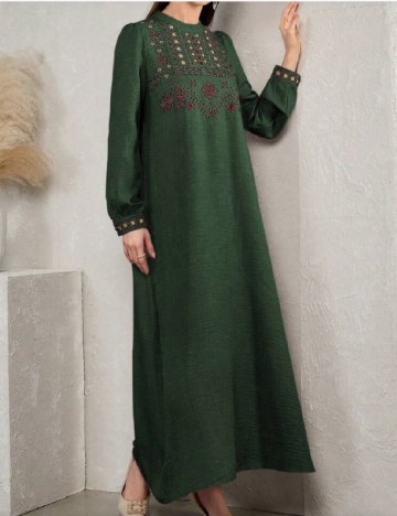Rochie lunga SHEIN, verde