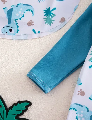 Costum de baie Shein Kids, albastru