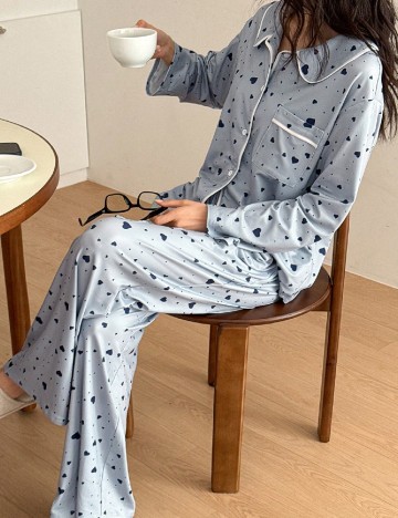 Pijama Dazy, albastru