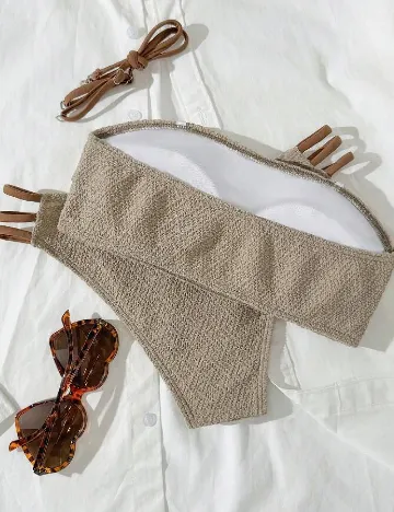 Costum de baie SHEIN, maro