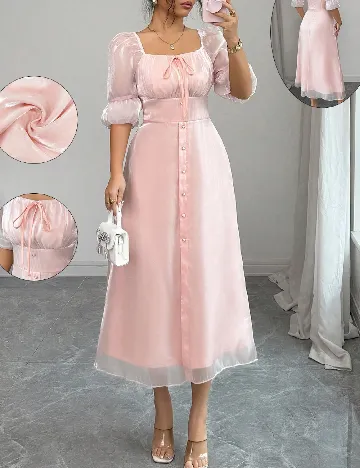 Rochie medie SHEIN, roz