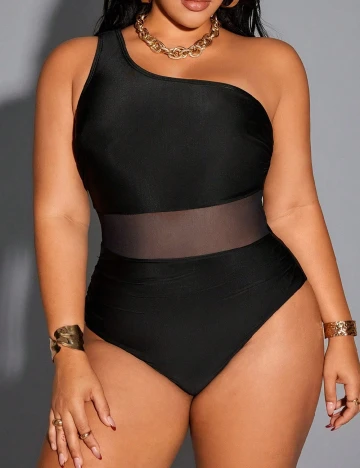 Costum de baie SHEIN CURVE, negru