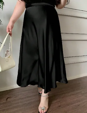 Fusta Dazy Plus Size, negru
