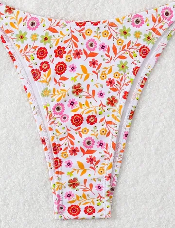 Costum de baie SHEIN, floral print