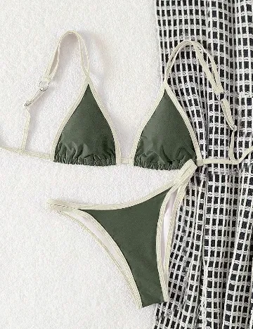 Costum de baie SHEIN, verde