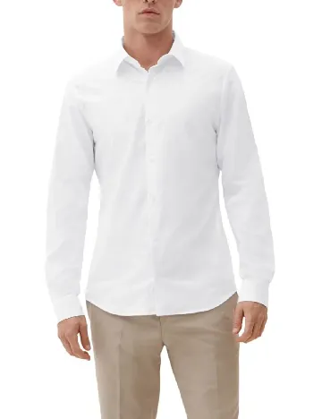 Camasa s.Oliver Plus Size Men, alb