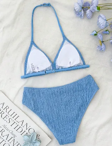Costum de baie Shein Kids, albastru