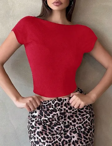 Top SHEIN, rosu