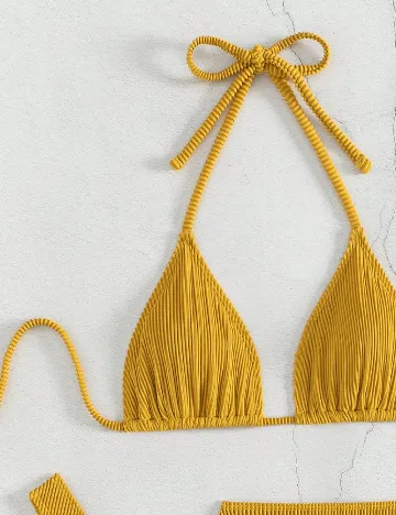 Costum de baie SHEIN, mustar