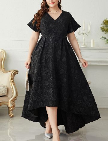 Rochie medie SHEIN CURVE, negru