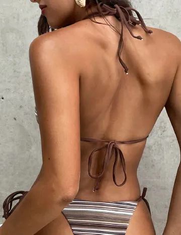 Costum de baie SHEIN, maro